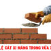 Tỷ lệ cát xi măng trong vữa xây như thế nào là hợp lý