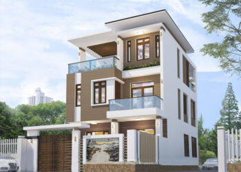 Cách phối màu sơn mặt tiền nhà đẹp nhất năm 2022